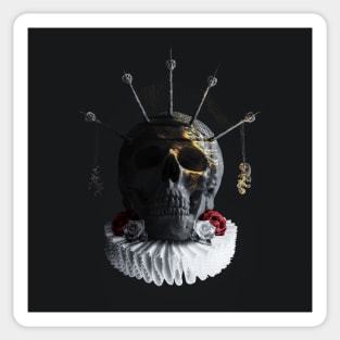 Horror art skull Sticker